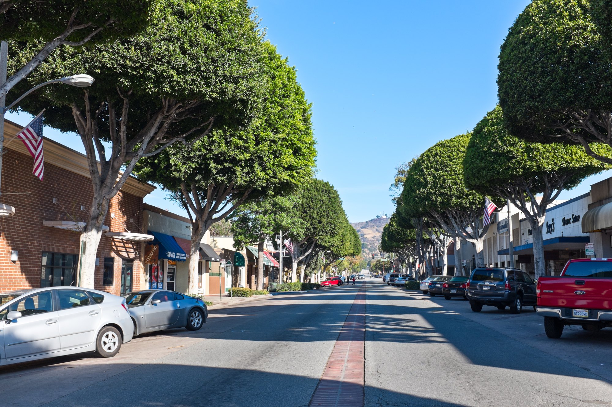 Greenleaf Avenue in Uptown Whittier